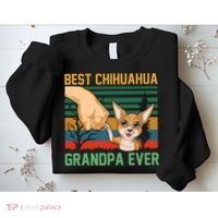 Best Chihuahua Grandpa Ever Sweatshirt thumb 2