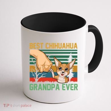 Best Chihuahua Grandpa Ever Coffee Mug back