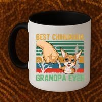 Best Chihuahua Grandpa Ever Coffee Mug thumb 2