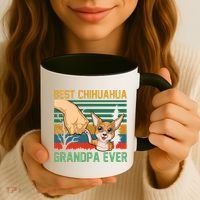 Best Chihuahua Grandpa Ever Coffee Mug thumb 3