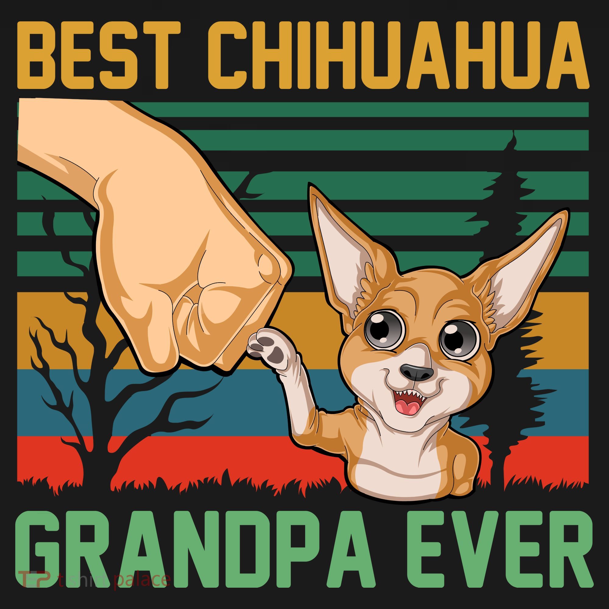 Best Chihuahua Grandpa Ever Mousepad
