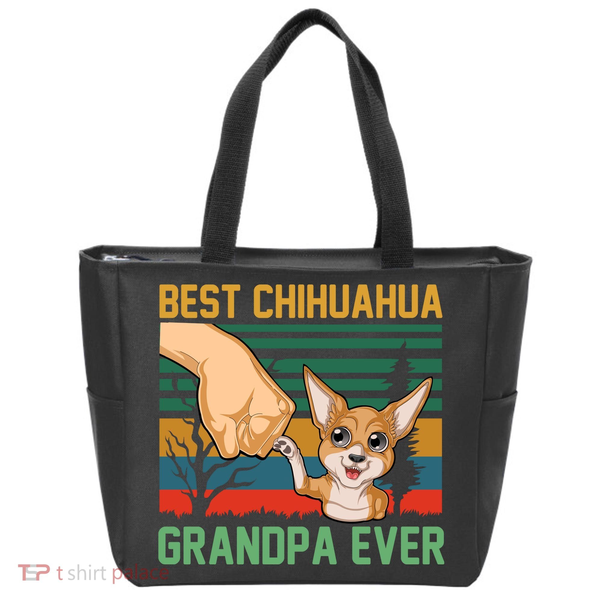 Best Chihuahua Grandpa Ever Tote Bag