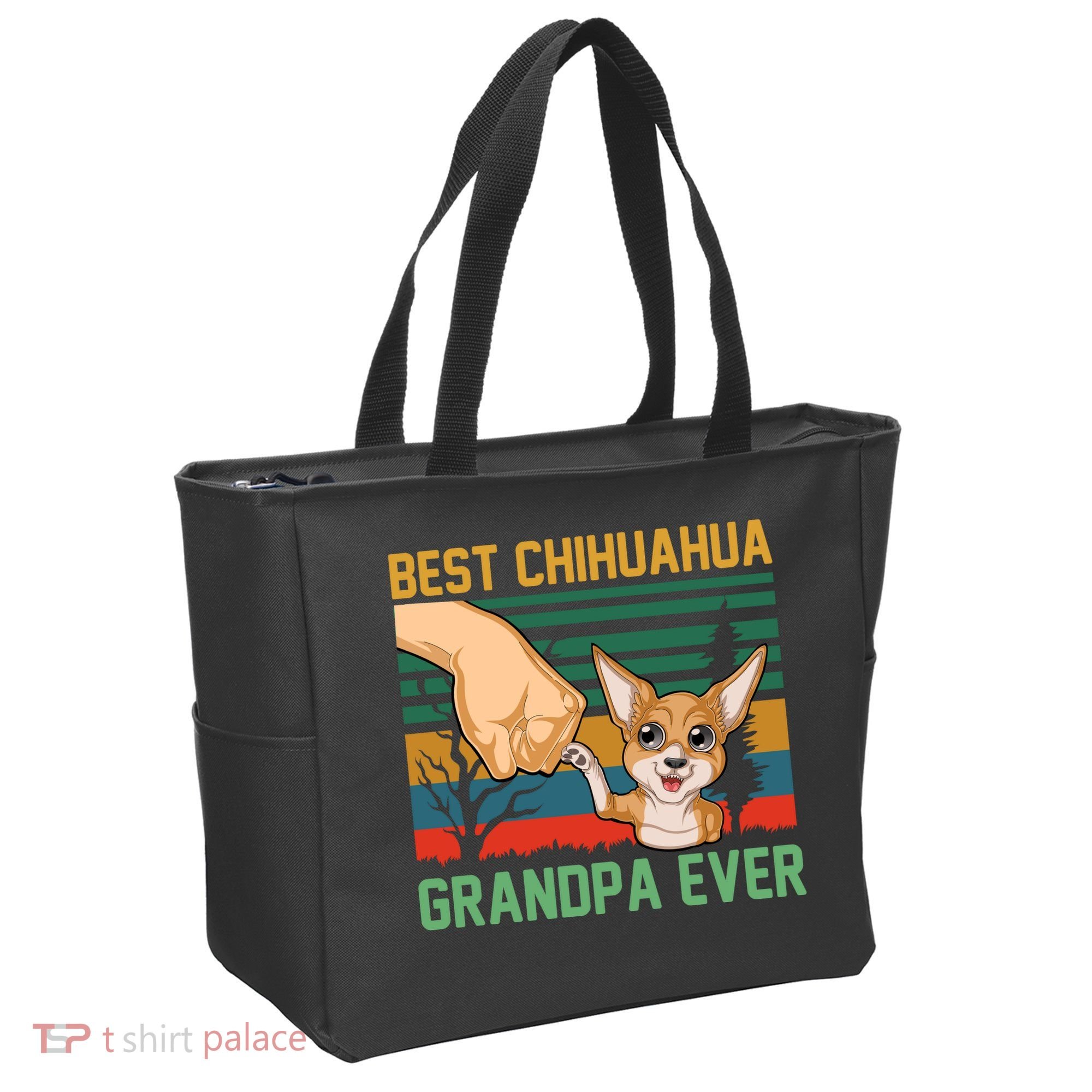 Best Chihuahua Grandpa Ever Tote Bag