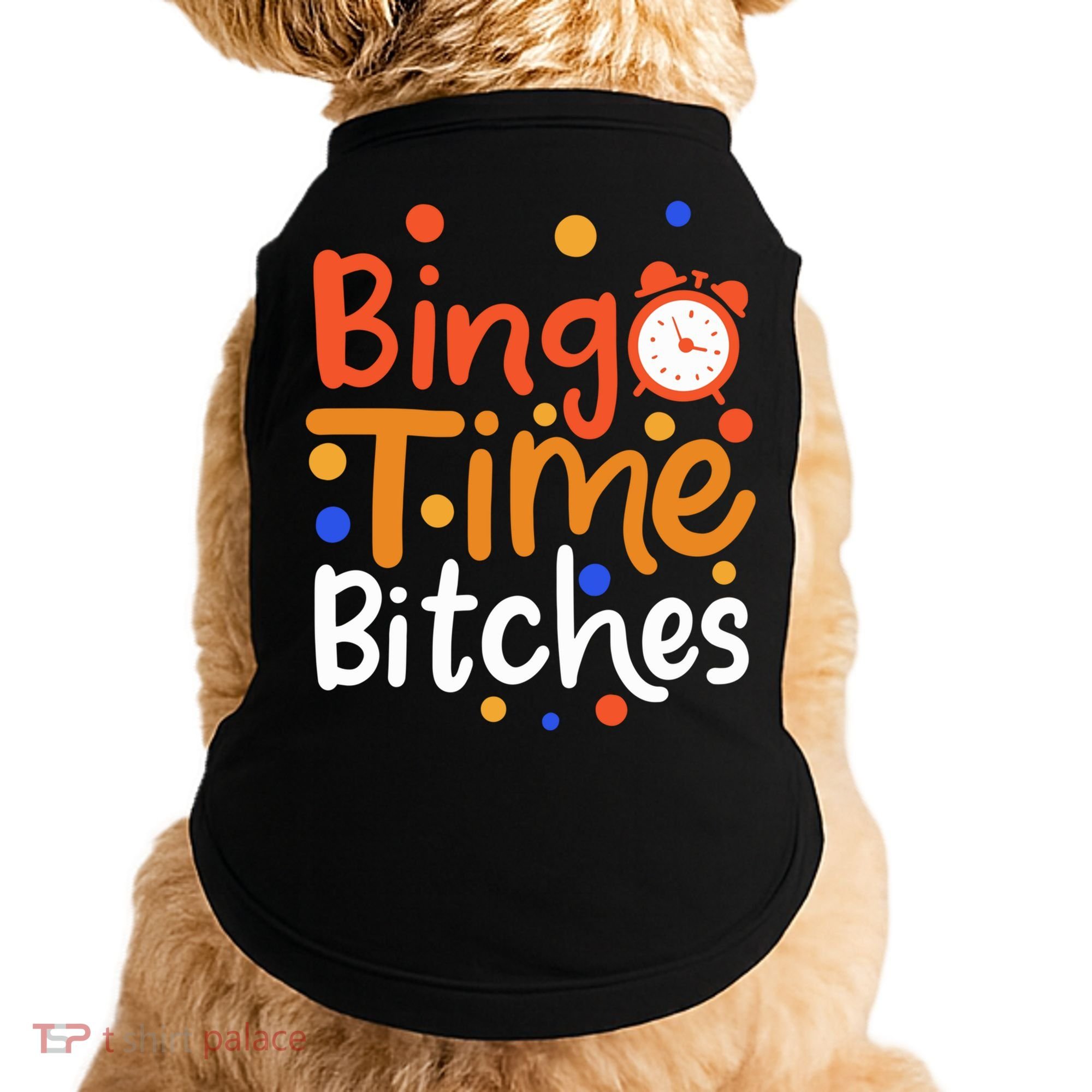 Bingo Cards Game Bingo Time Bitches Gift Doggie Tank