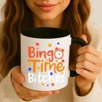 Bingo Cards Game Bingo Time Bitches Gift Coffee Mug thumb 3