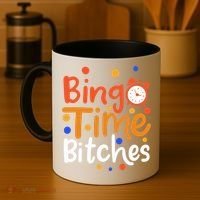 Bingo Cards Game Bingo Time Bitches Gift Coffee Mug thumb 4