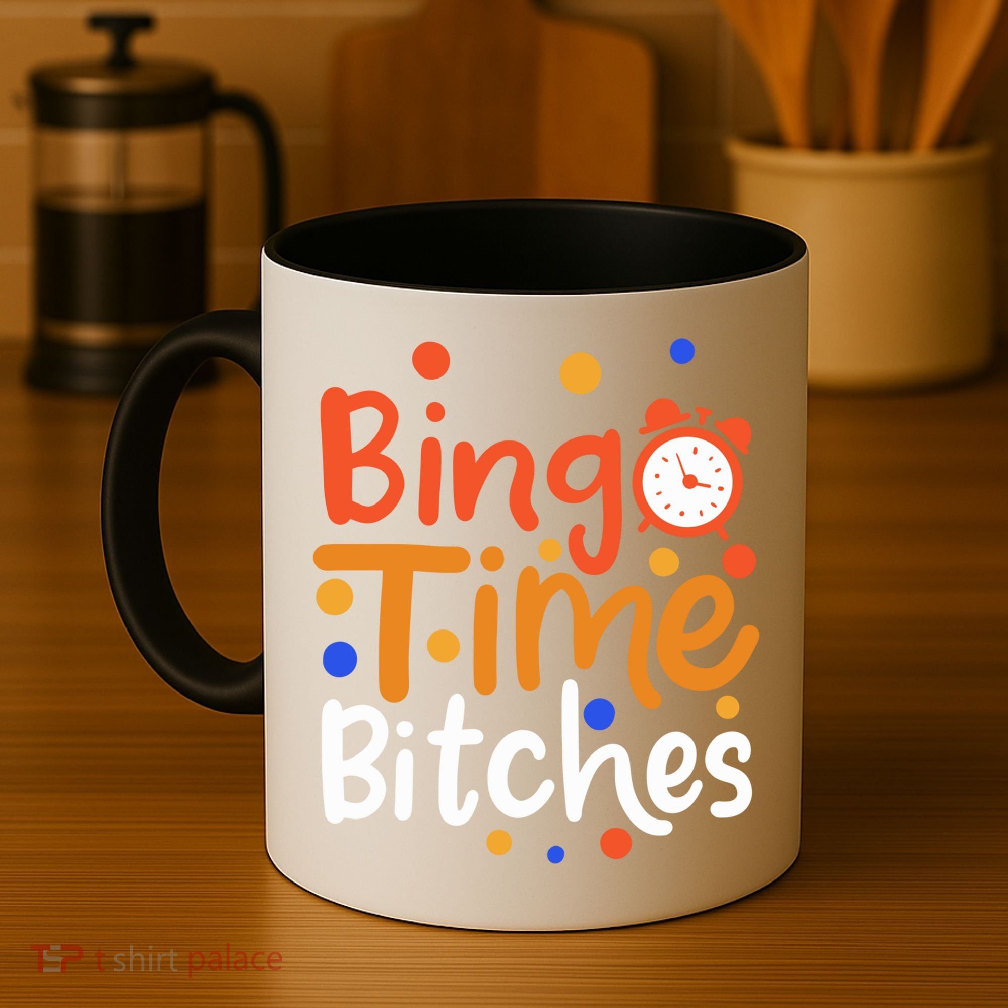 Bingo Cards Game Bingo Time Bitches Gift Coffee Mug