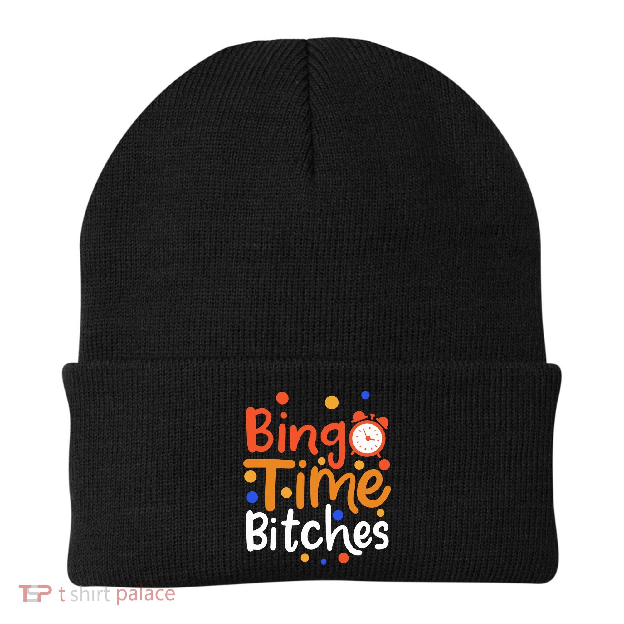 Bingo Cards Game Bingo Time Bitches Gift Beanie