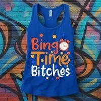 Bingo Cards Game Bingo Time Bitches Gift Women's Tank Top thumb 3