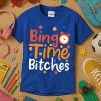 Bingo Cards Game Bingo Time Bitches Gift Kids T-Shirt thumb 3