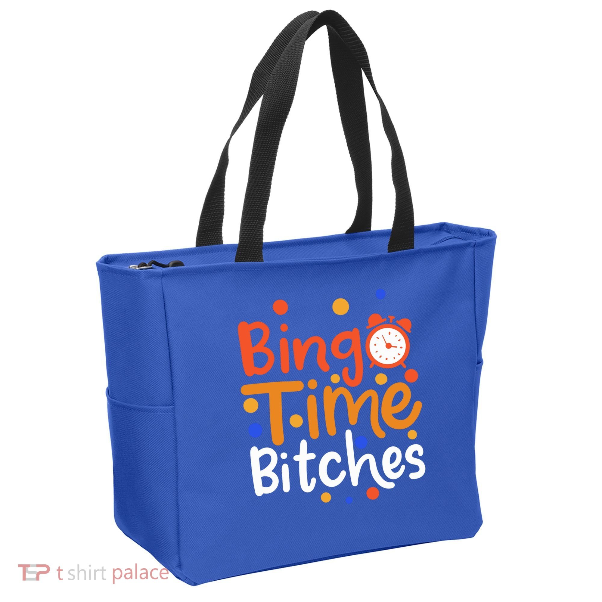 Bingo Cards Game Bingo Time Bitches Gift Tote Bag