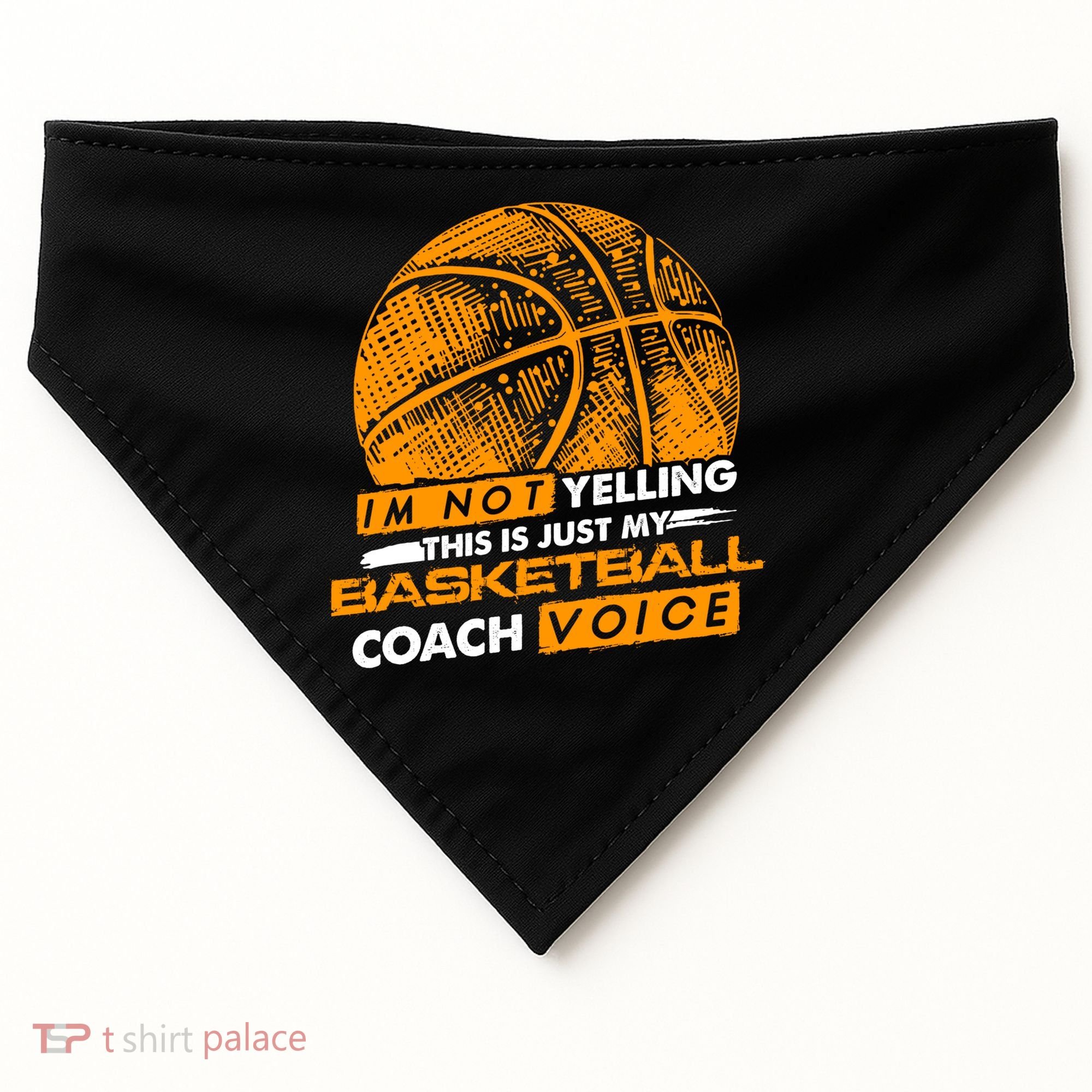Basketball Coach Gift Idea Funny Saying Coaching Great Gift USA-Made Doggie Bandana