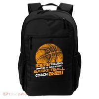 Basketball Coach Gift Idea Funny Saying Coaching Great Gift Backpack thumb 0