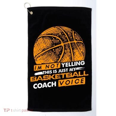 Basketball Coach Gift Idea Funny Saying Coaching Great Gift Golf Towel