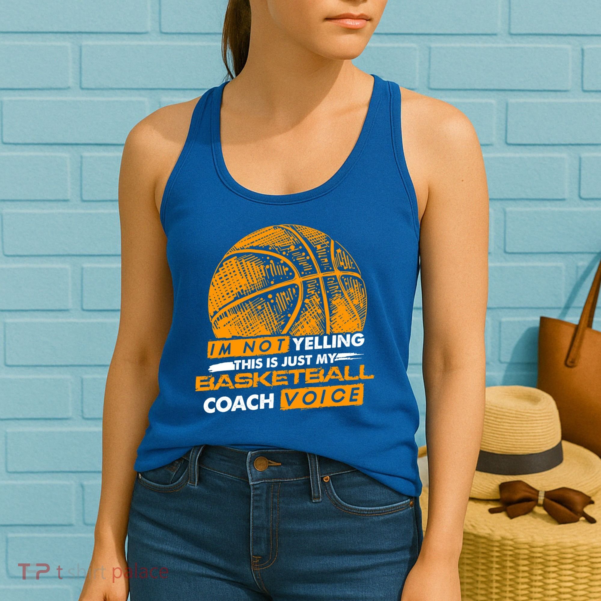 Basketball Coach Gift Idea Funny Saying Coaching Great Gift Women's Tank Top