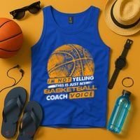 Basketball Coach Gift Idea Funny Saying Coaching Great Gift Tank Top thumb 4