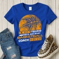 Basketball Coach Gift Idea Funny Saying Coaching Great Gift Women's T-Shirt thumb 3
