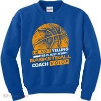 Basketball Coach Gift Idea Funny Saying Coaching Great Gift Kids Sweatshirt thumb 0