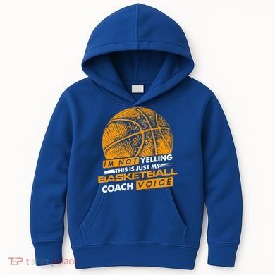 Basketball Coach Gift Idea Funny Saying Coaching Great Gift Kids Hoodie