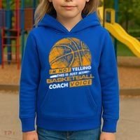 Basketball Coach Gift Idea Funny Saying Coaching Great Gift Kids Hoodie thumb 3