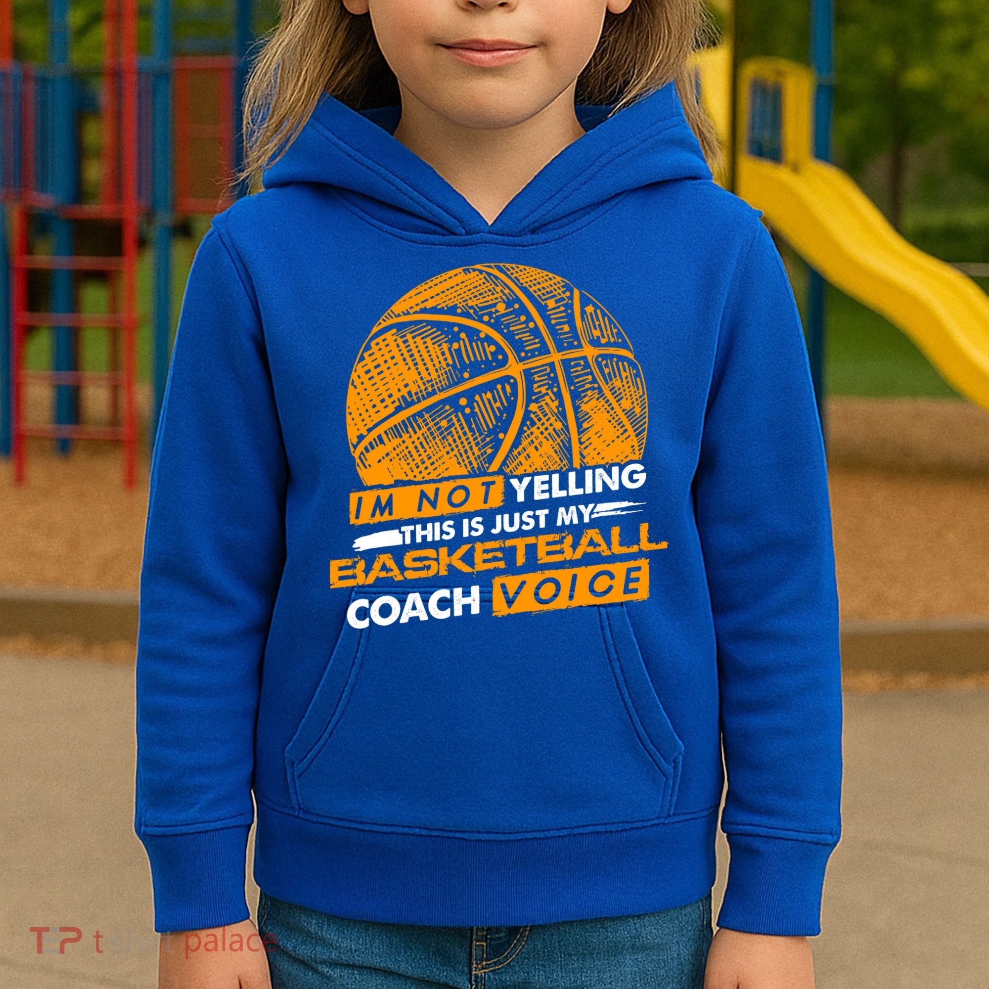 Basketball Coach Gift Idea Funny Saying Coaching Great Gift Kids Hoodie