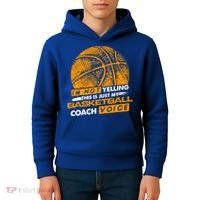 Basketball Coach Gift Idea Funny Saying Coaching Great Gift Kids Hoodie thumb 4