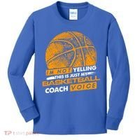 Basketball Coach Gift Idea Funny Saying Coaching Great Gift Kids Long Sleeve Shirt thumb 0