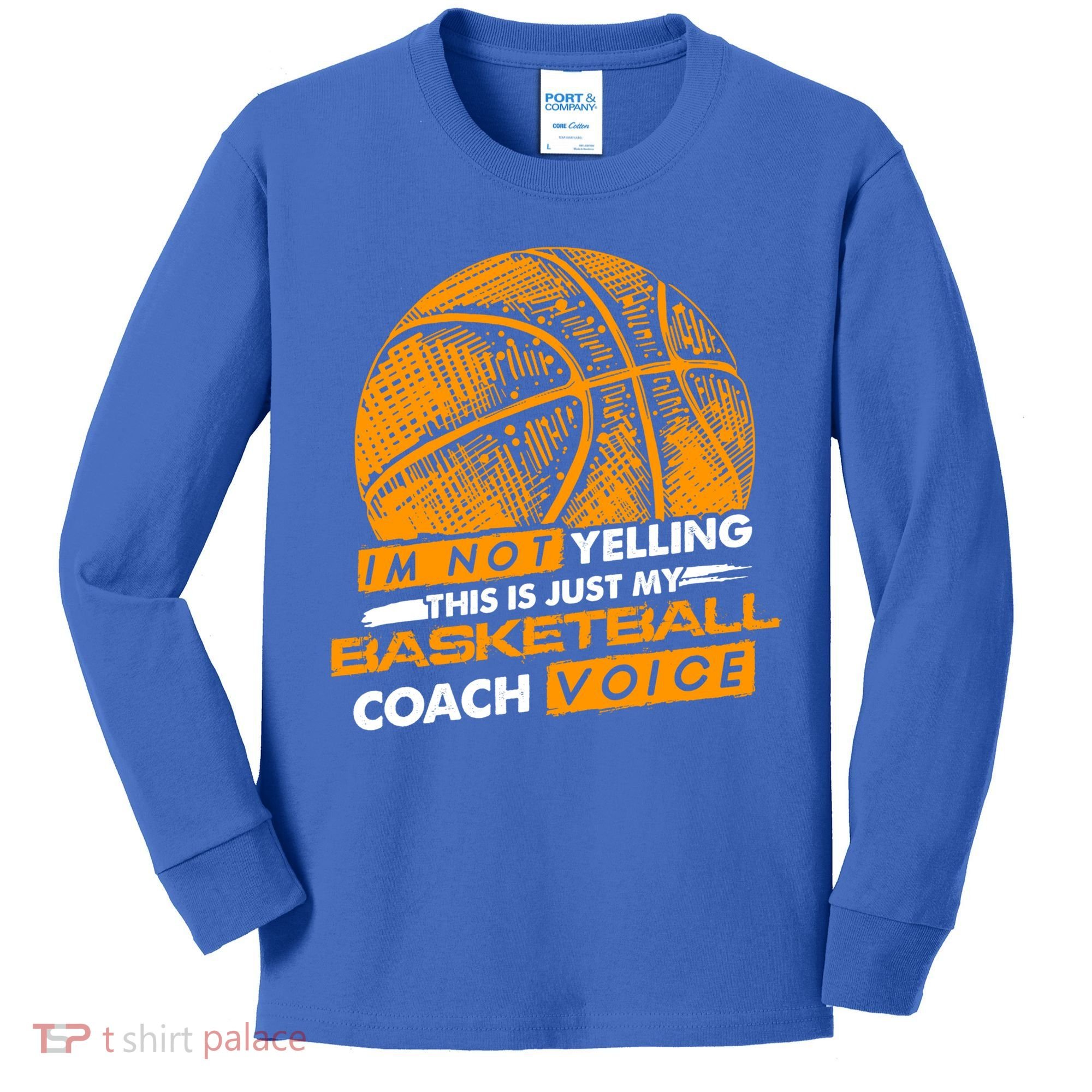 Basketball Coach Gift Idea Funny Saying Coaching Great Gift Kids Long Sleeve Shirt