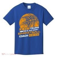 Basketball Coach Gift Idea Funny Saying Coaching Great Gift Kids T-Shirt thumb 0