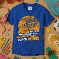 Basketball Coach Gift Idea Funny Saying Coaching Great Gift Kids T-Shirt thumb 3