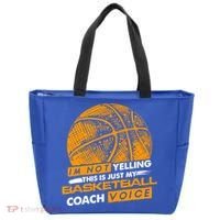 Basketball Coach Gift Idea Funny Saying Coaching Great Gift Tote Bag thumb 0