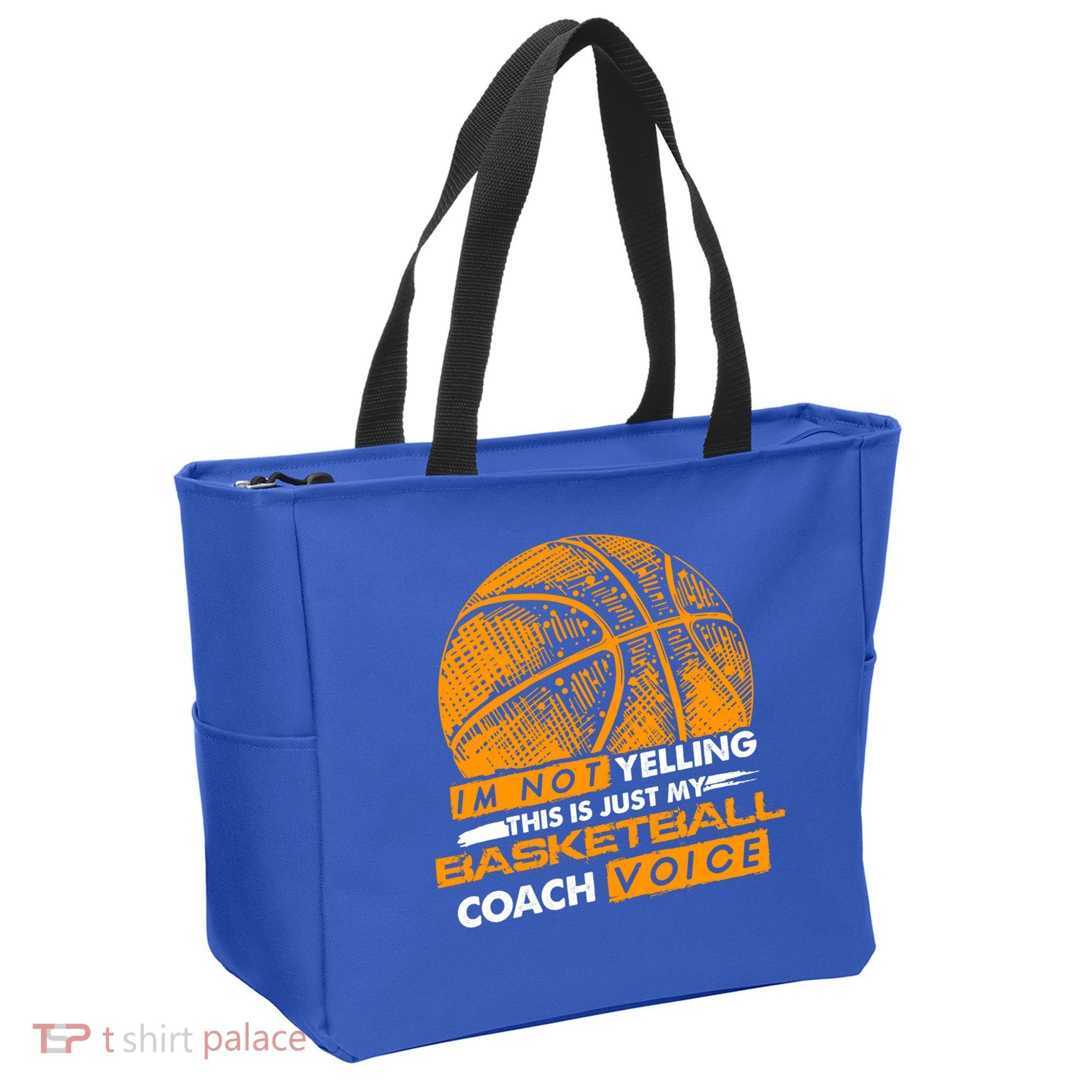 Basketball Coach Gift Idea Funny Saying Coaching Great Gift Tote Bag