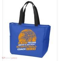 Basketball Coach Gift Idea Funny Saying Coaching Great Gift Tote Bag thumb 3