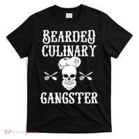 Bearded Culinary Gangster Vintage Cooking Guru Gift T-Shirt thumb 0