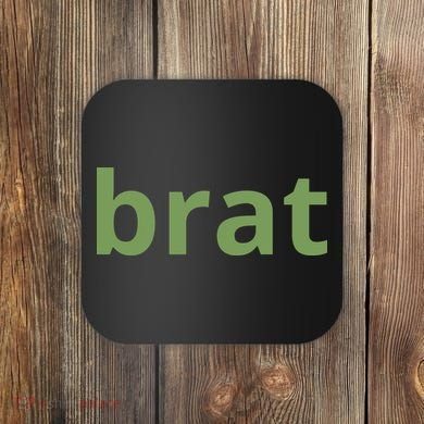 Brat Charli Girl Summer Coaster