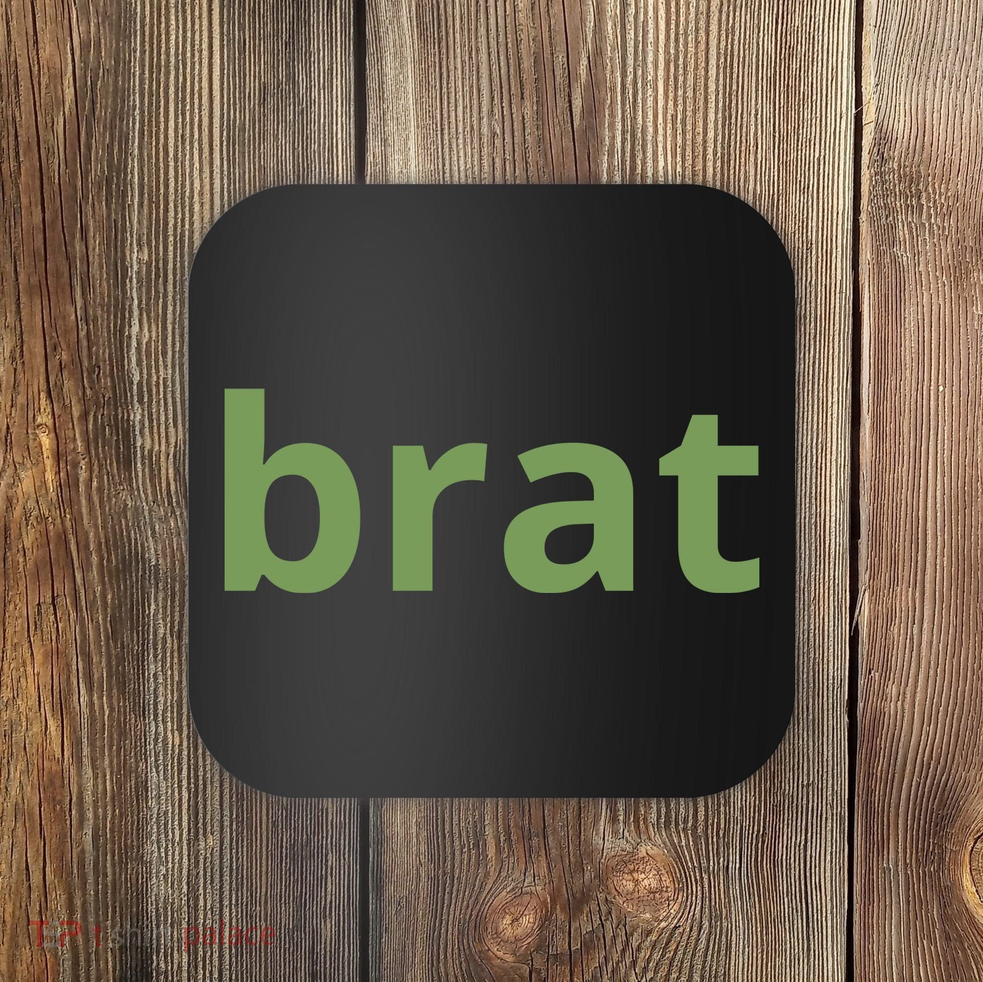 Brat Charli Girl Summer Coaster