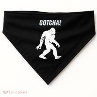Bigfoot Circle Game Gotcha Meme Ok Hand USA-Made Doggie Bandana thumb 0