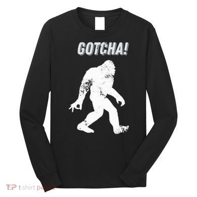 Bigfoot Circle Game Gotcha Meme Ok Hand Long Sleeve Shirt
