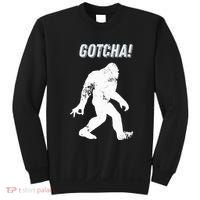 Bigfoot Circle Game Gotcha Meme Ok Hand Sweatshirt thumb 0