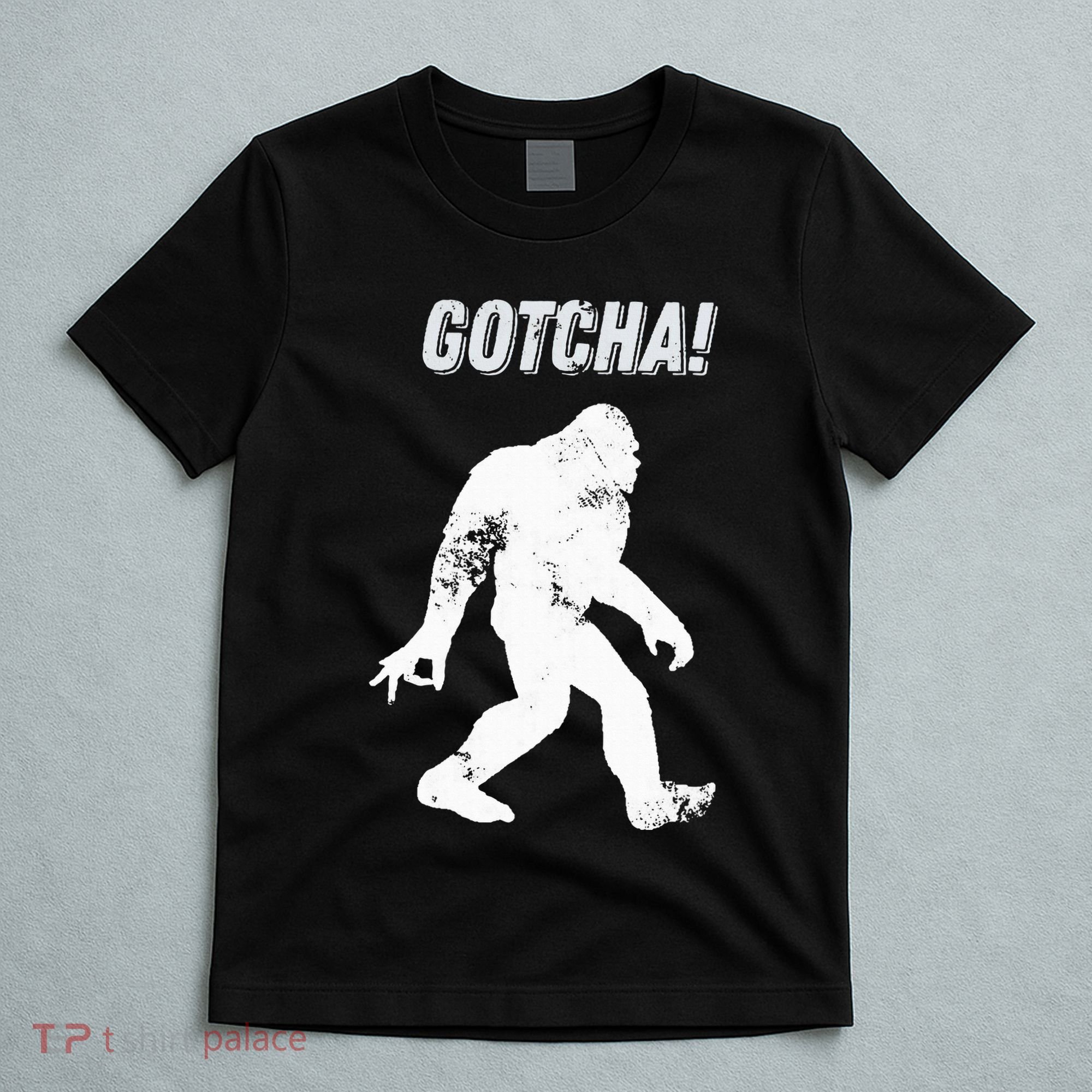 Bigfoot Circle Game Gotcha Meme Ok Hand T-Shirt