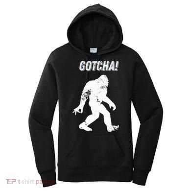 Bigfoot Circle Game Gotcha Meme Ok Hand Women's Hoodie