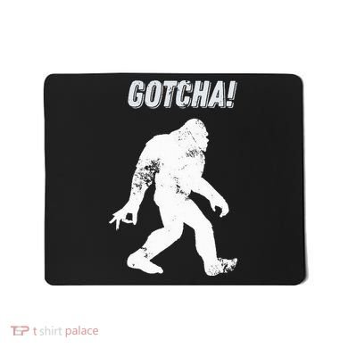 Bigfoot Circle Game Gotcha Meme Ok Hand Mousepad
