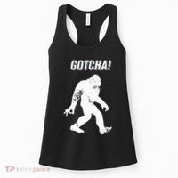 Bigfoot Circle Game Gotcha Meme Ok Hand Women's Tank Top thumb 0