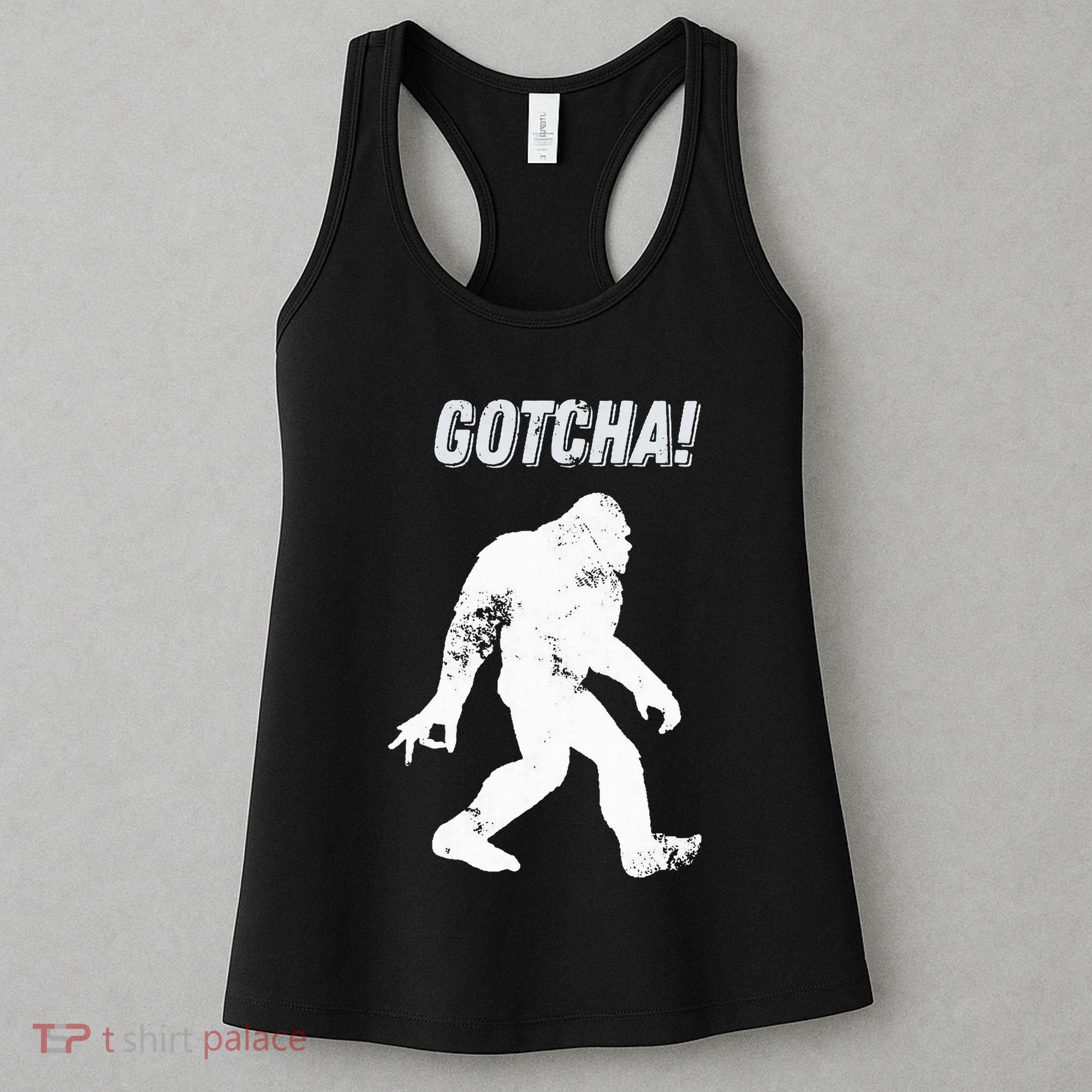 Bigfoot Circle Game Gotcha Meme Ok Hand Women's Tank Top