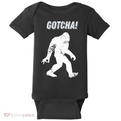 Bigfoot Circle Game Gotcha Meme Ok Hand Baby Bodysuit