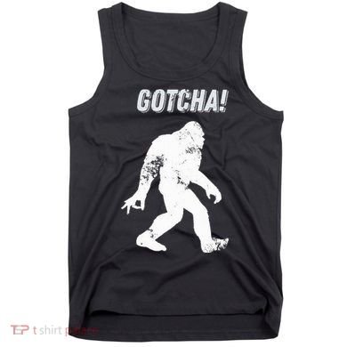 Bigfoot Circle Game Gotcha Meme Ok Hand Tank Top