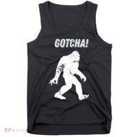 Bigfoot Circle Game Gotcha Meme Ok Hand Tank Top thumb 0