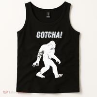 Bigfoot Circle Game Gotcha Meme Ok Hand Tank Top thumb 2
