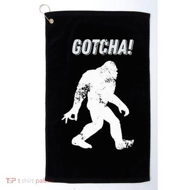 Bigfoot Circle Game Gotcha Meme Ok Hand Golf Towel