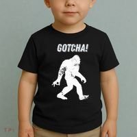 Bigfoot Circle Game Gotcha Meme Ok Hand Toddler T-Shirt thumb 2